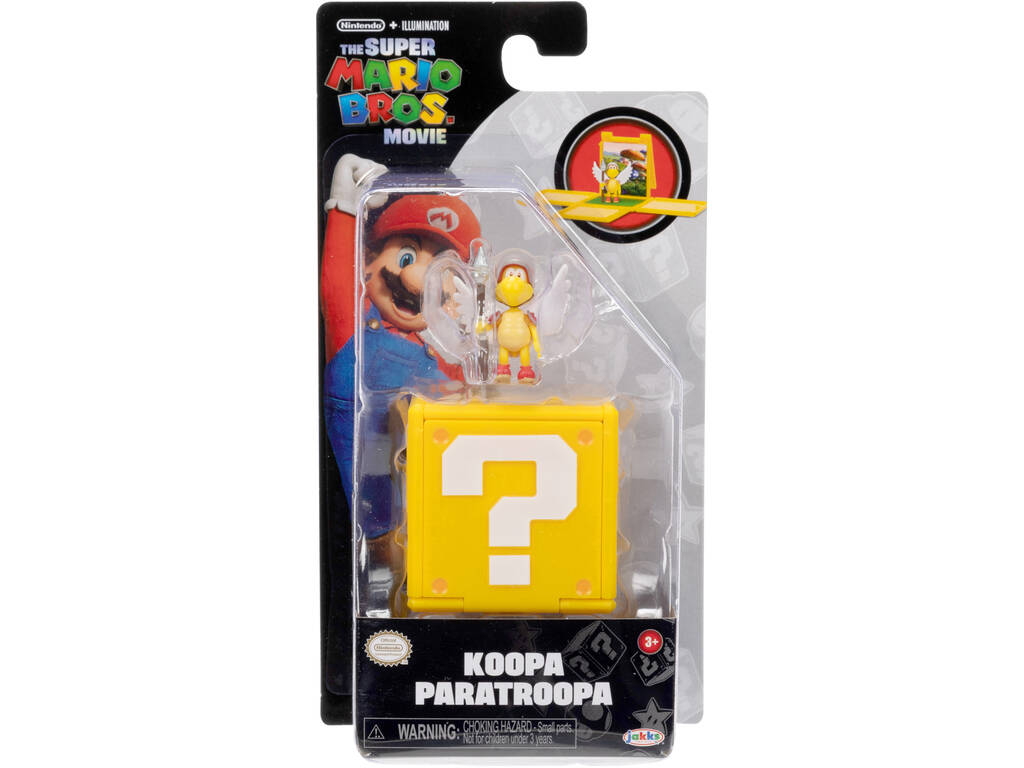 Super Mario Filmfigur 3 cm bewegliche Jakks 41650-4-6-GEN