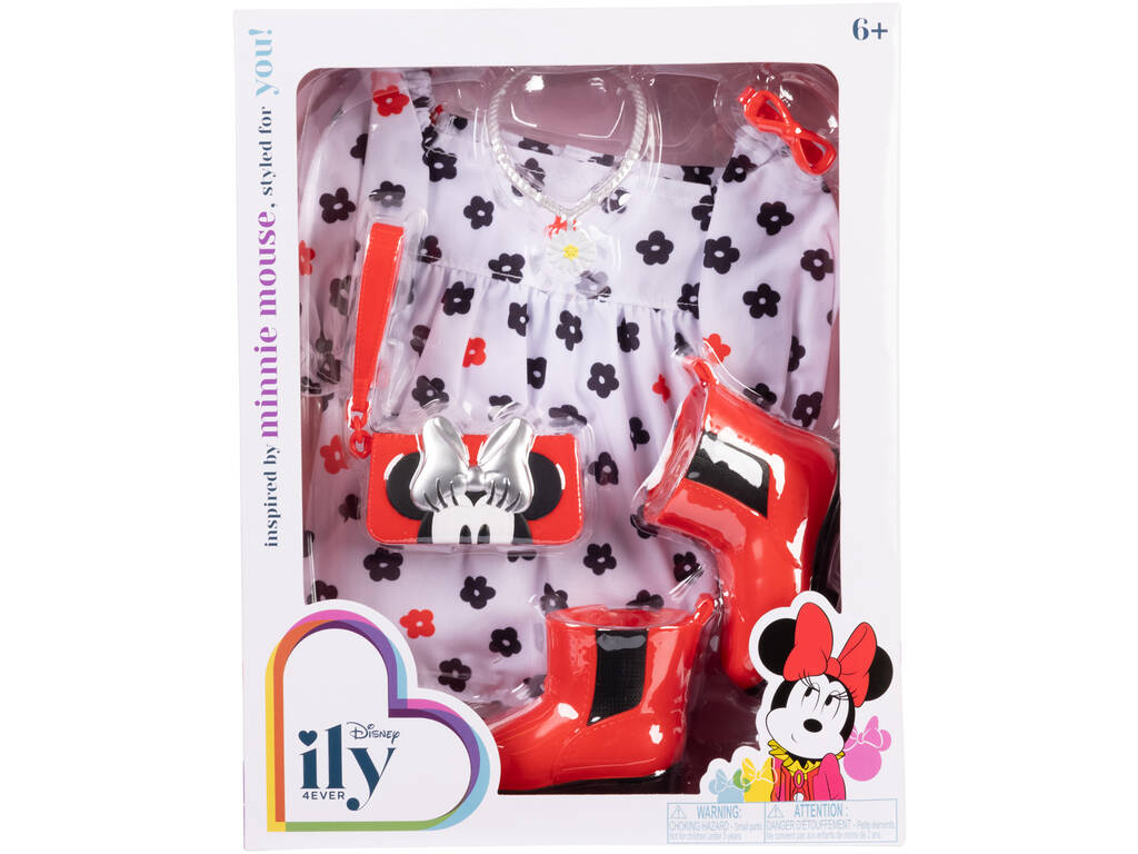 Disney Ily 4Ever Conjunto Inspirado en Minnie Mouse para Muñeca de 45 cm. Jakks 226501