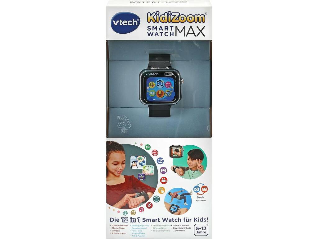 Kidizoom Smartwatch Max Schwarz Vtech 531677