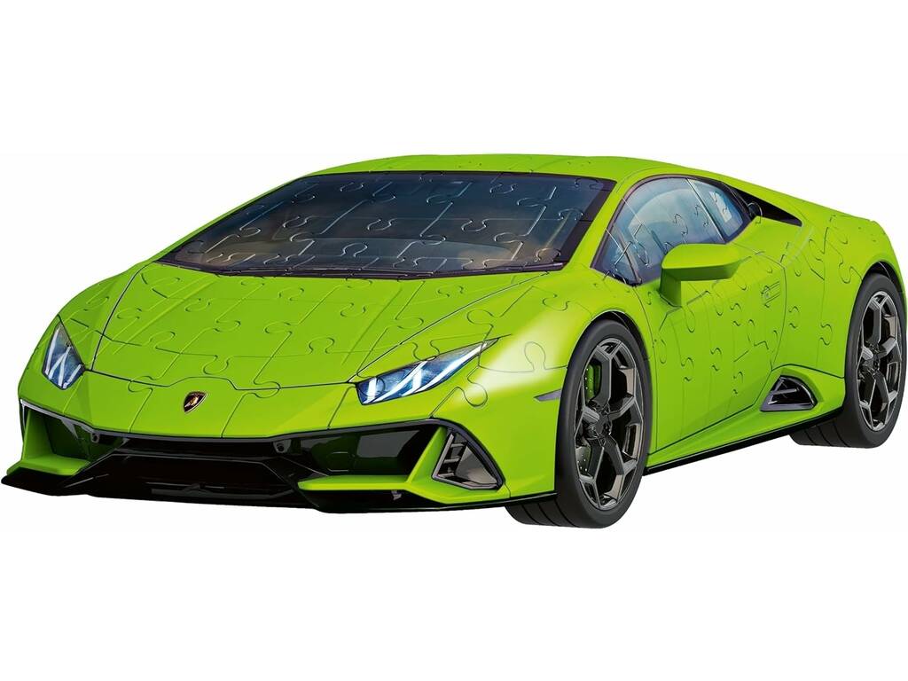 Puzzle 3D Lamborghini Huracán Evo Verde Ravensburger 11559