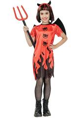 Rotes Teufelsmädchen-Kostüm, Größe M