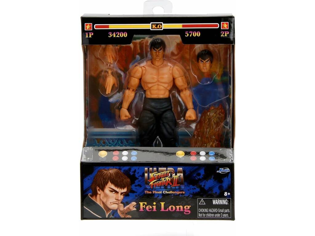 Street Fighter II Ultra Figura Fei Long Jada 253252027