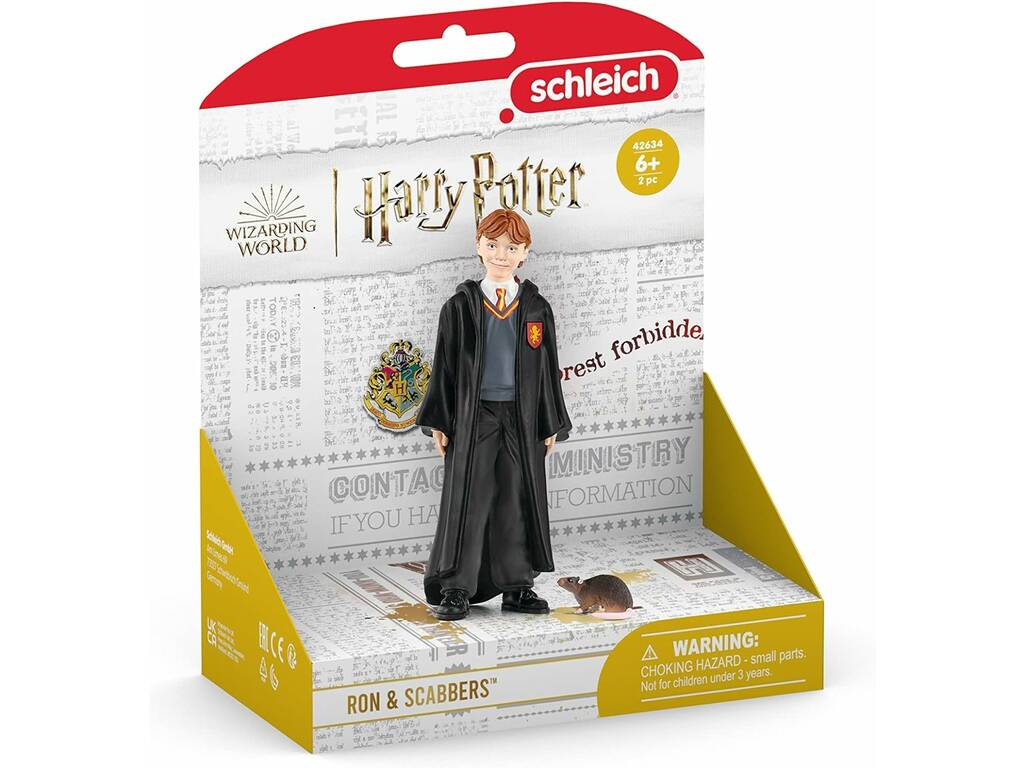 Harry Potter Figur Ron Weasley und Krätze Schleich 42634