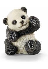 Wild Life Filhote de Urso Panda Brincando de Schelich 14734