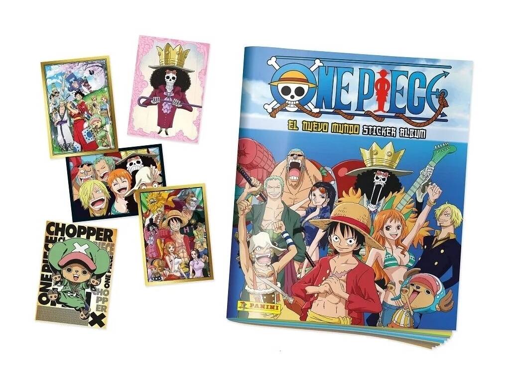 PANINI One Piece - Pack de 10 fundas + álbum pegatinas : :  Juguetes y juegos