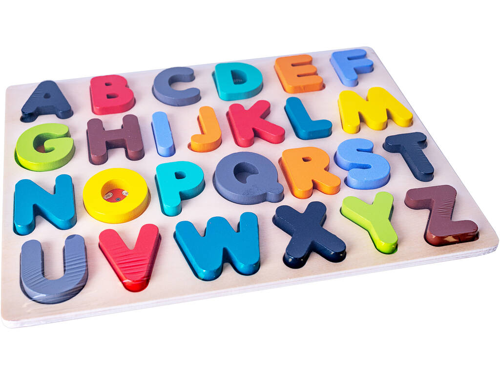 Puzzle di lettere in legno 27 pezzi