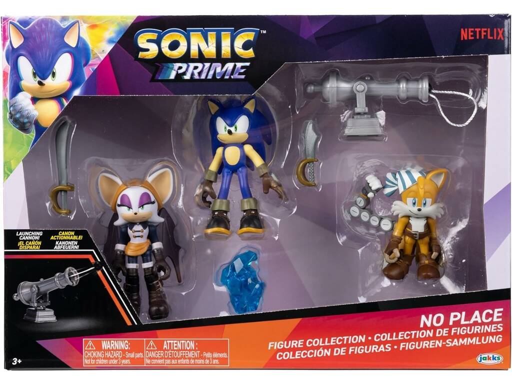 Sonic Prime Multipack Figuras Jakks 417044
