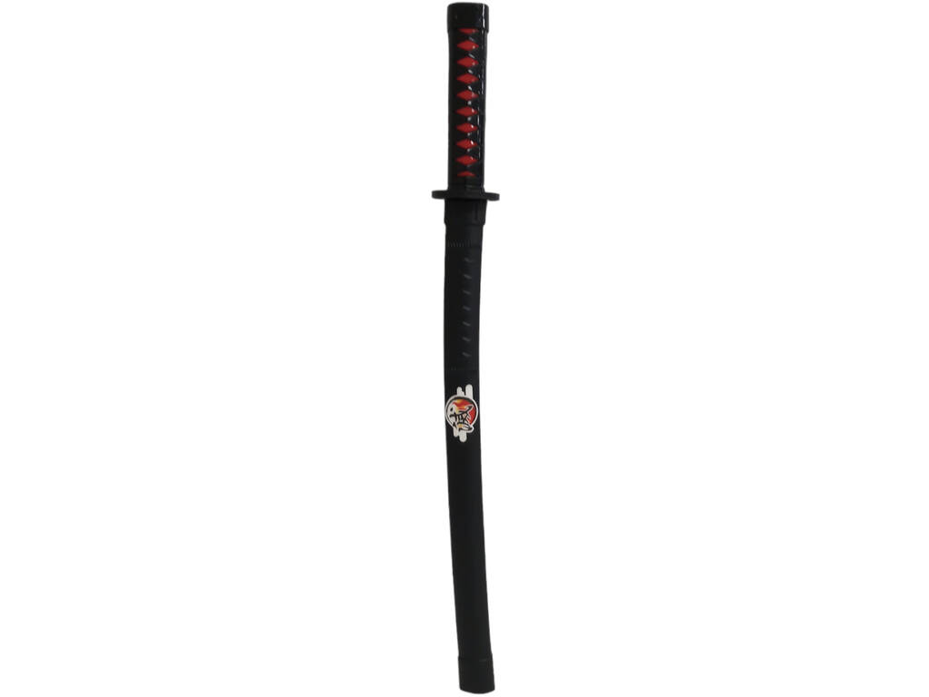 Espada Ninja de 68 cm. com Folha Vermelha