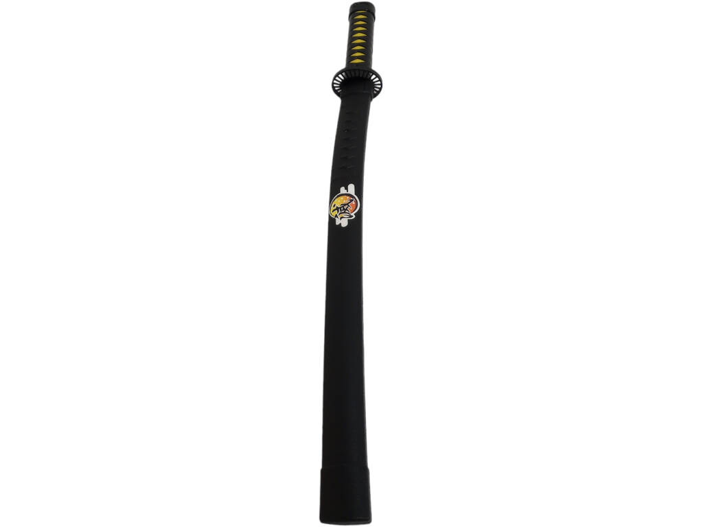 68 cm Ninja-Schwert. mit gelbem Blatt