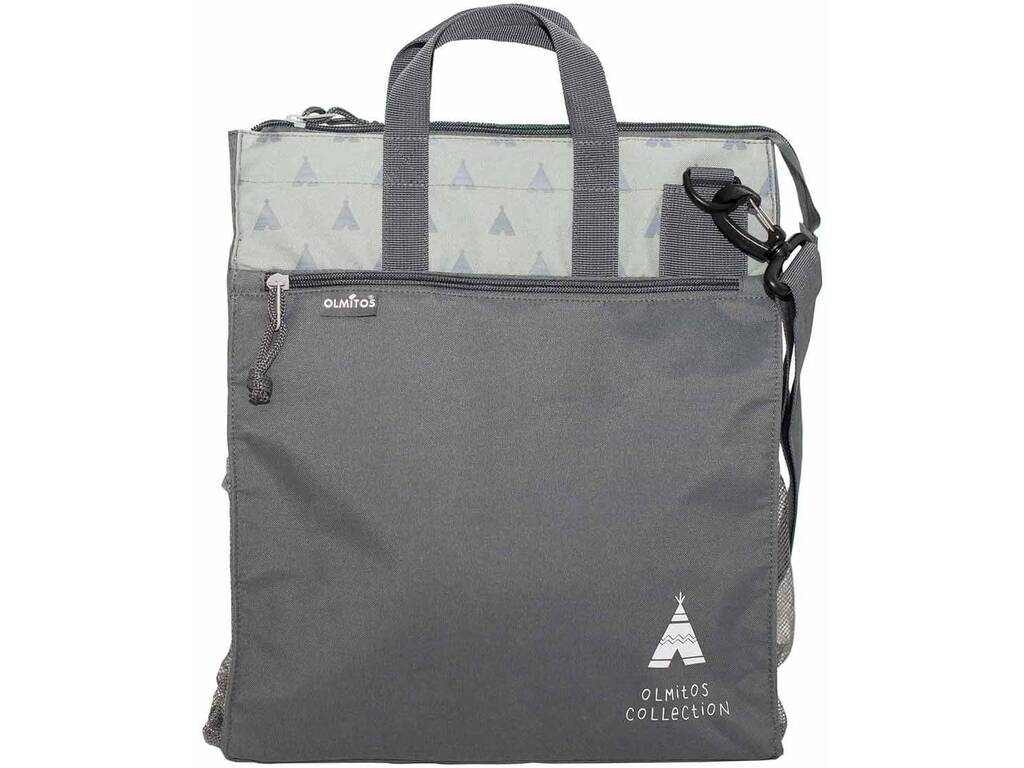 Sac à main de maternité Tipi Grey de 35x30x10 cm