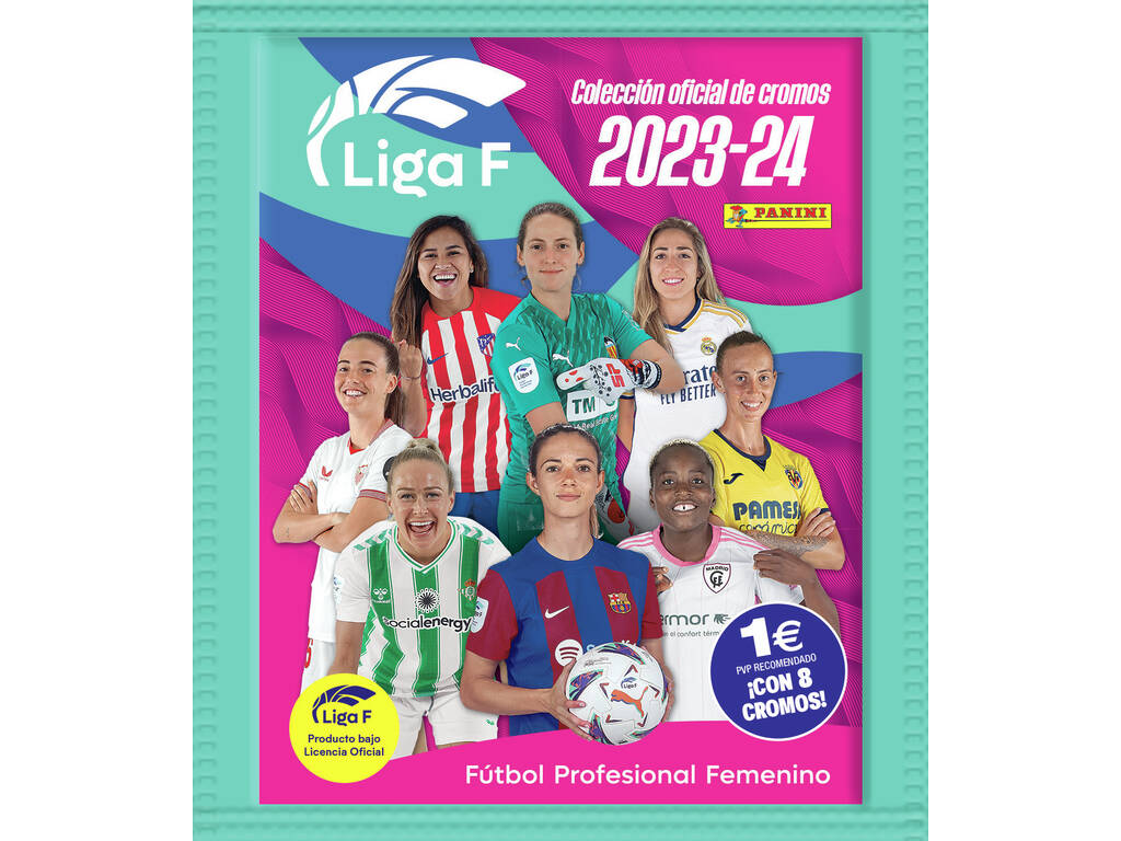 Liga F 23-24 Starter Pack Album mit 4 Panini-Umschlägen