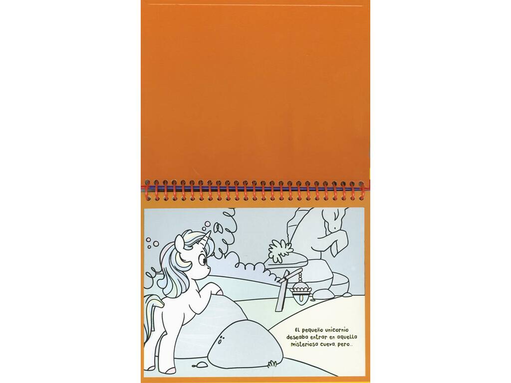 Je découvre les couleurs de la licorne Livre avec stylo marqueur à eau