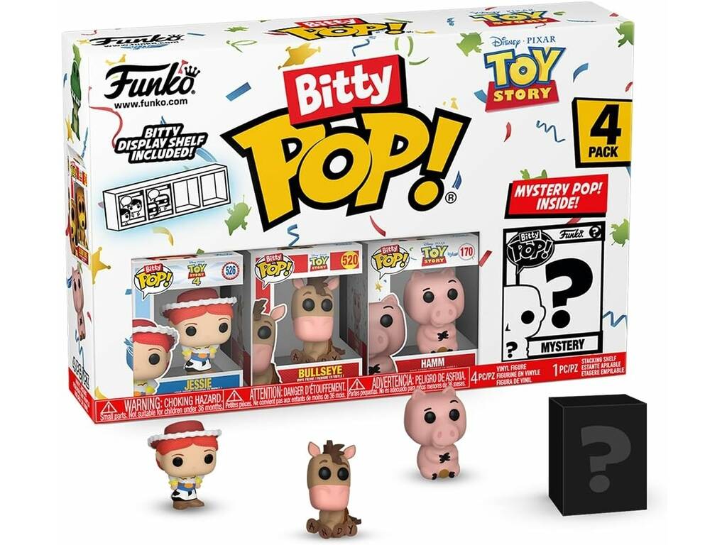 Funko Pop Bitty Toy Story Pack 4 Mini Figuras Funko 73041