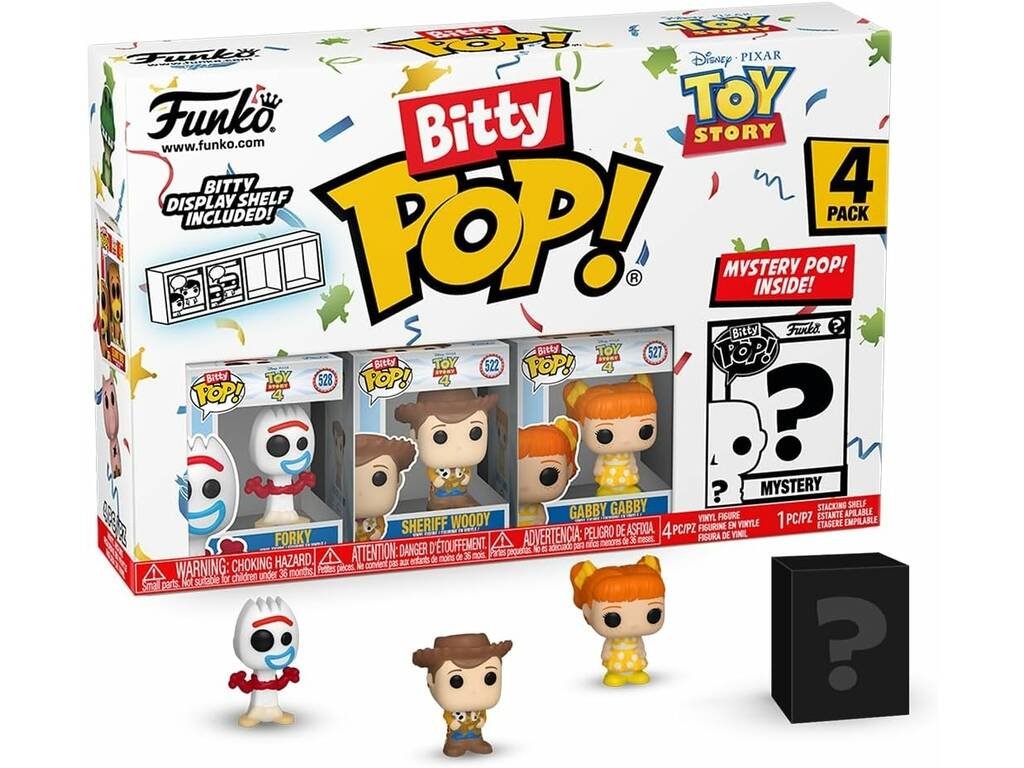 Funko Pop Bitty Toy Story Pack 4 Mini Figuras Funko 73040