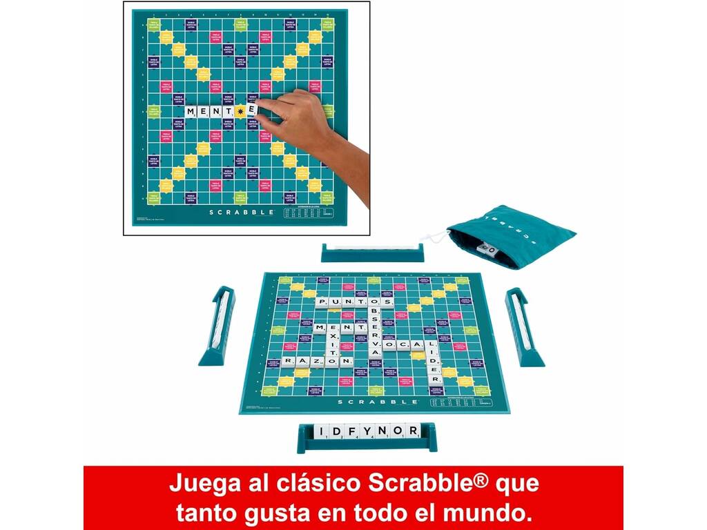 Scrabble originale spagnolo di Mattel HXV99