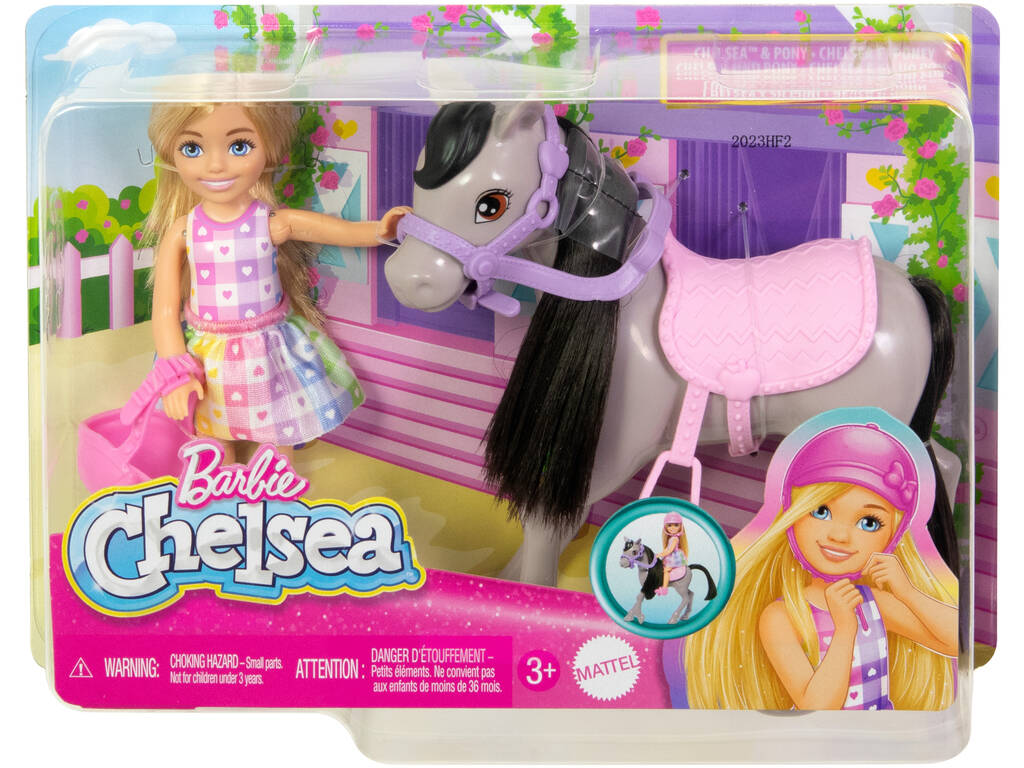 Barbie Chelsea e Seu Pônei Mattel HTK29