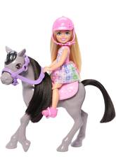 Barbie Chelsea y Su Poni de Mattel HTK29