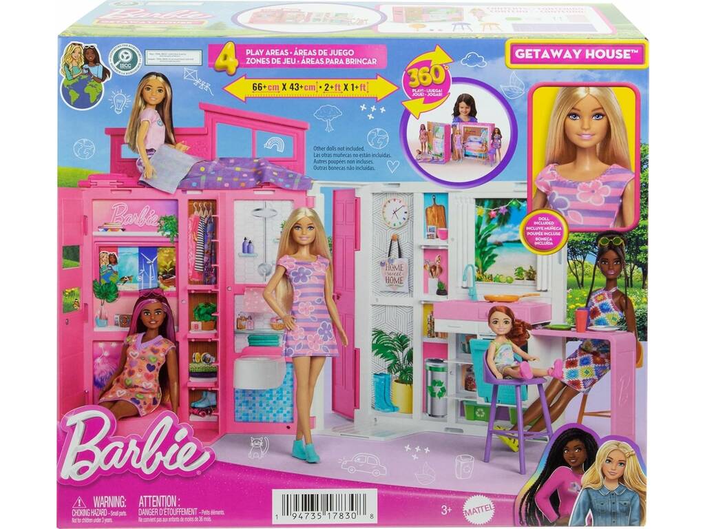 Barbie 65 Aniversario Muñeca Con Apartamento de Mattel HRJ77