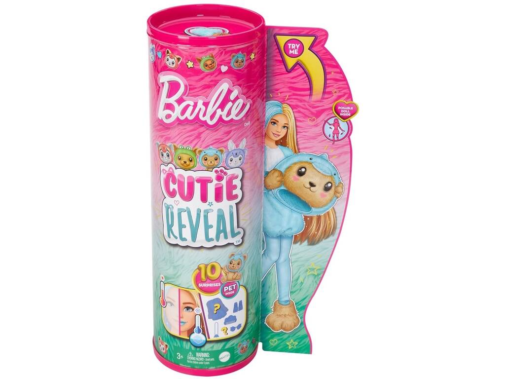 Barbie Cutie Reveal Serie Costumi Orso Delfino Mattel HRK25