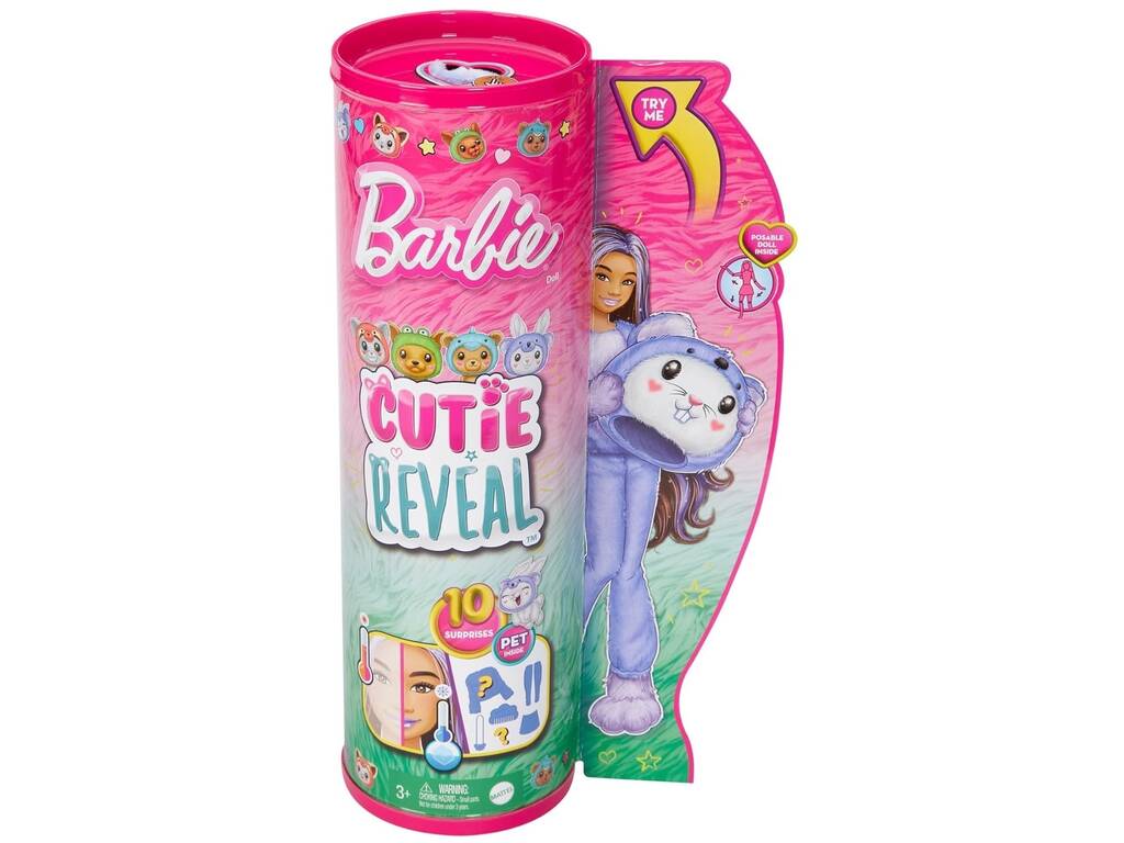 Barbie Cutie Reveal Serie Disfraces Conejo Koala Mattel HRK26