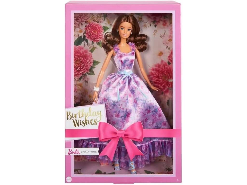 Barbie Signature Deseos De Cumpleaños Muñeca Morena Mattel HRM54