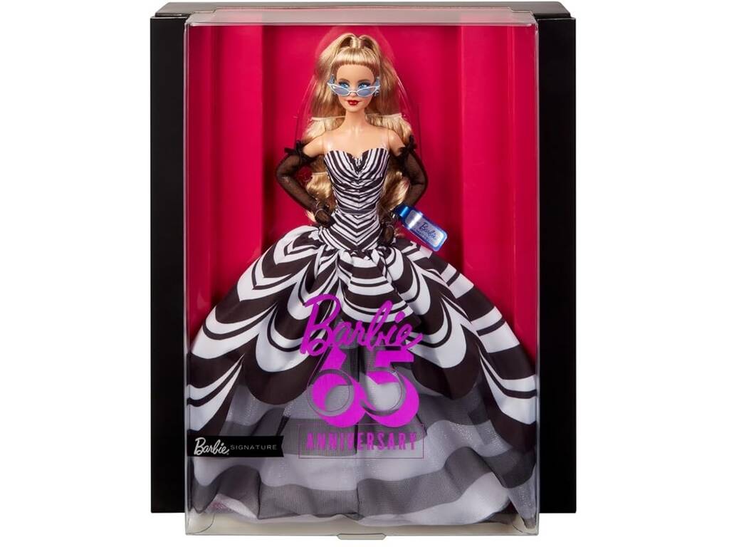 Barbie Signature Boneca Barbie 65º Aniversário Mattel HRM58