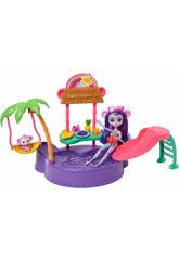 Enchantimals Sunshine Island Bambola con piscina di Mattel HTW73