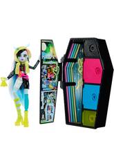 Monster High Skulltimate Secrets Neon Frights Bambola Frankie Stein Mattel HNF79