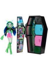 Monster High Skulltimate Secrets Neon Frights Ghoulia Puppe Yelps Mattel HNF81