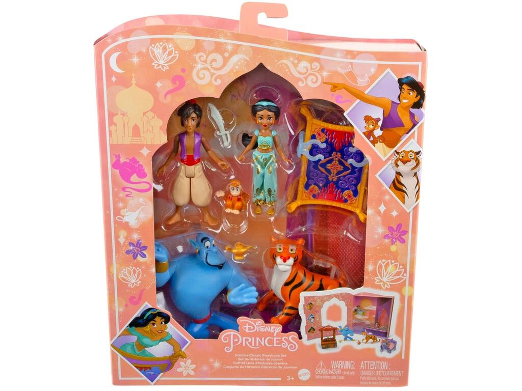 Disney Princess Conjunto Inspirado en el Cuento de Jasmine Mattel HPL57