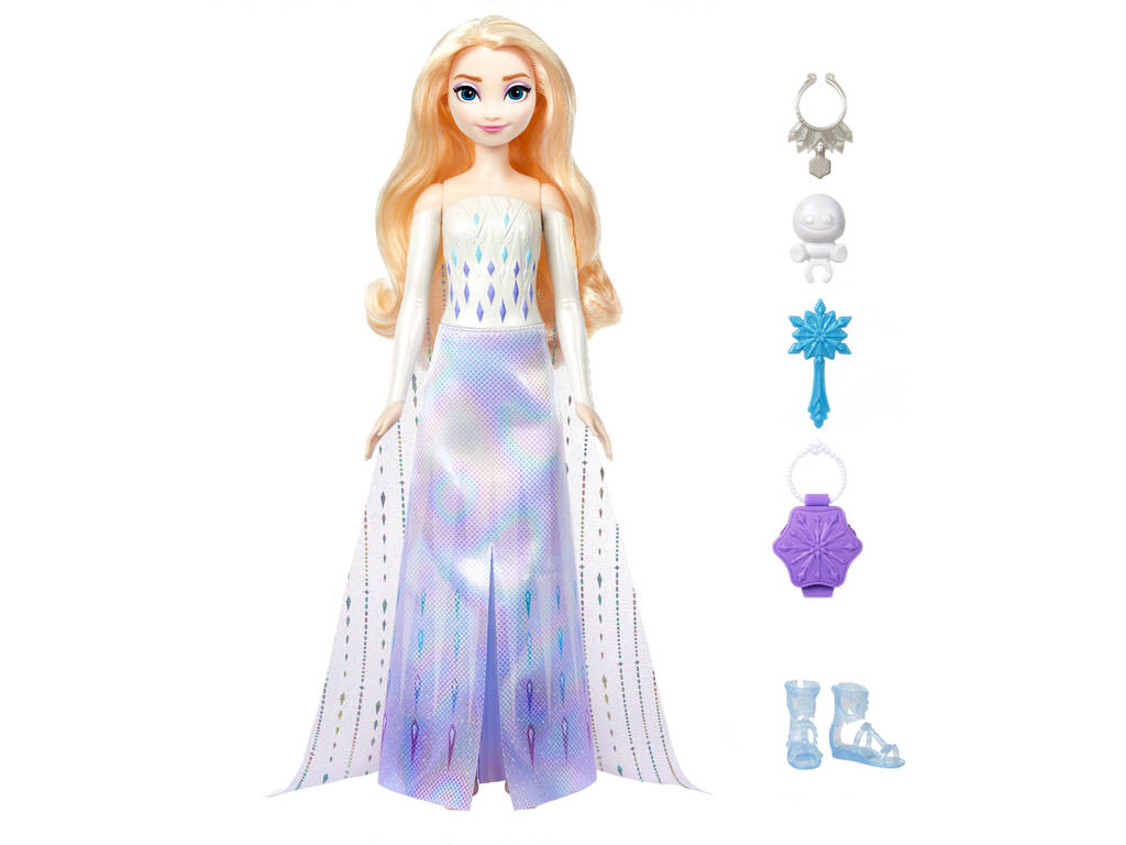 Frozen Boneca Elsa Spin And Reveal Mattel HTG25