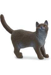 Farm World Gato Britnico de Plo Curto de Schleich 13973