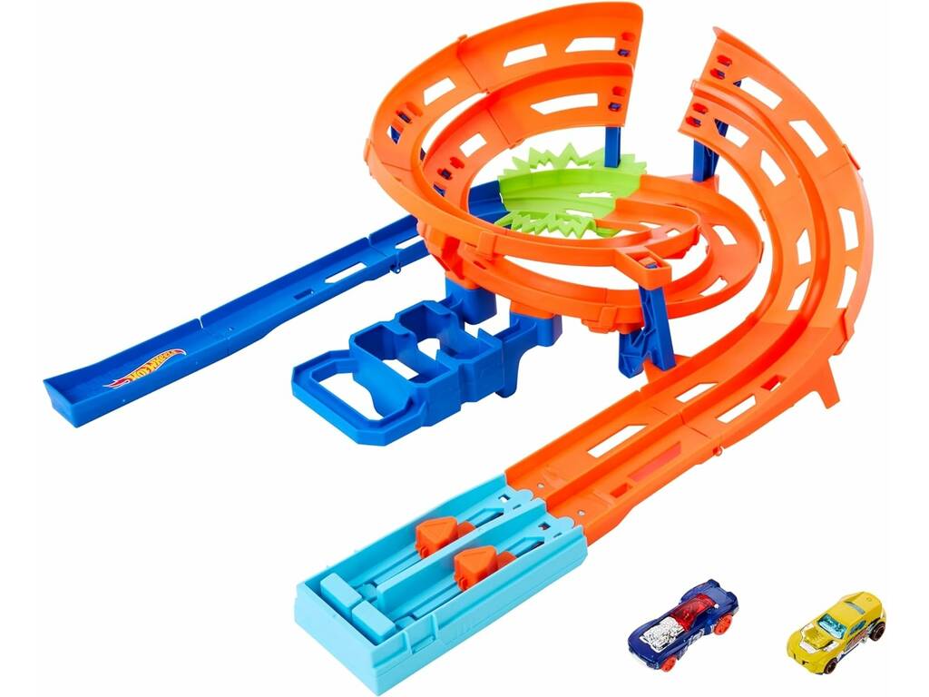 Hot Wheels Action-Rennstreckenrunden und mehr Runden Mattel HTK17