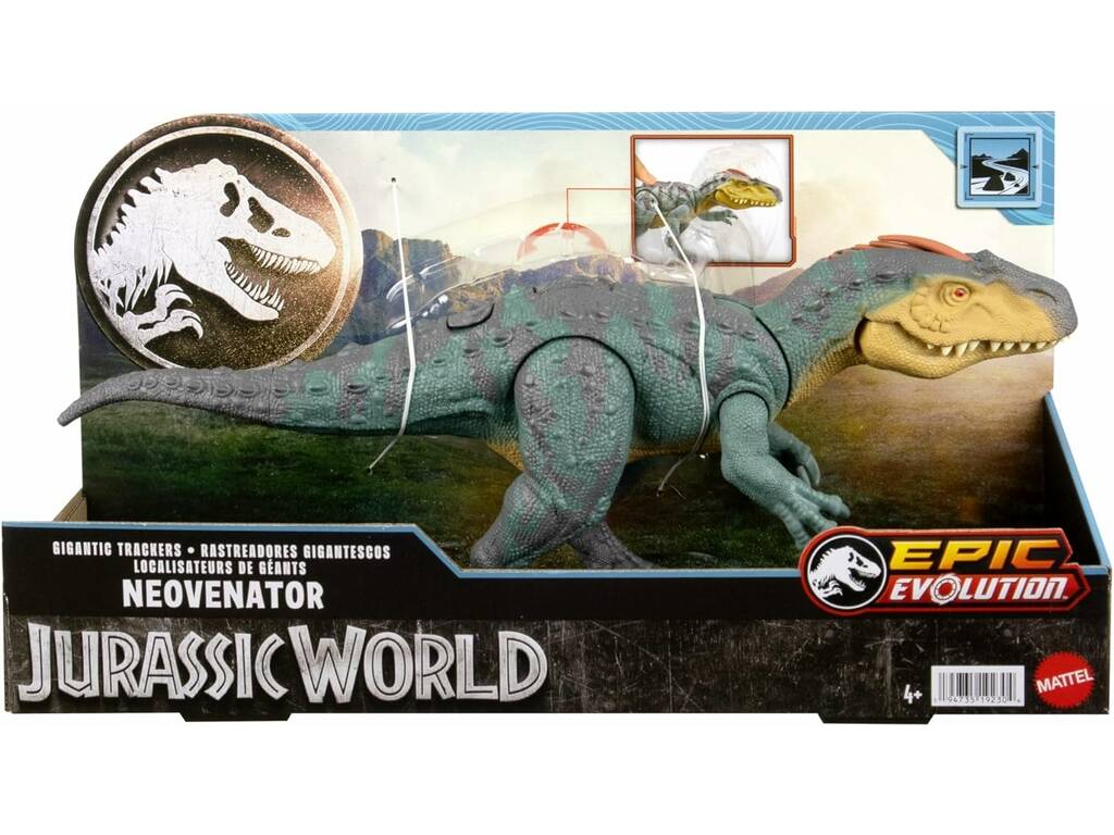 Jurassic World Neovenator Géant Neovenator Traceurs Mattel HTK78