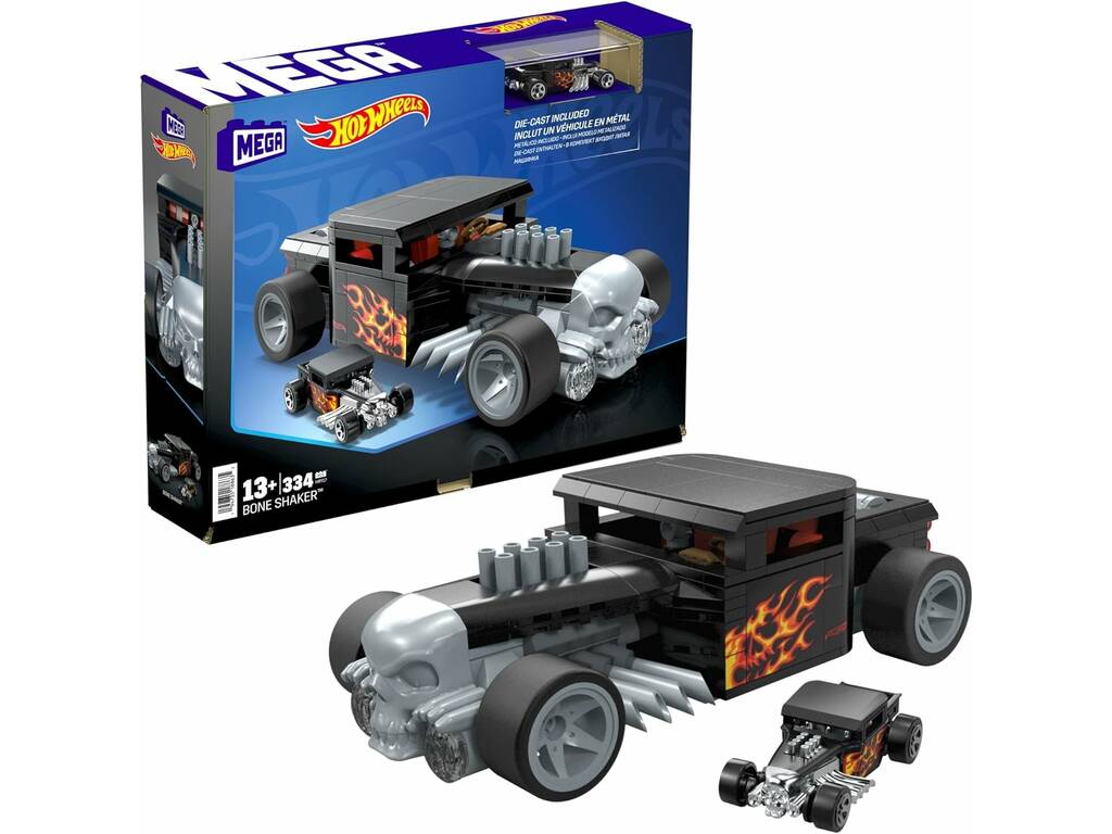 Hot Wheels Coche Bone Shaker MegaBloks HRY17