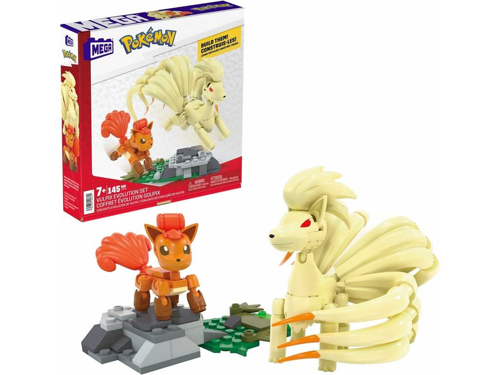 Méga Pokémon Vulpix Evolution Set Mattel HTH79