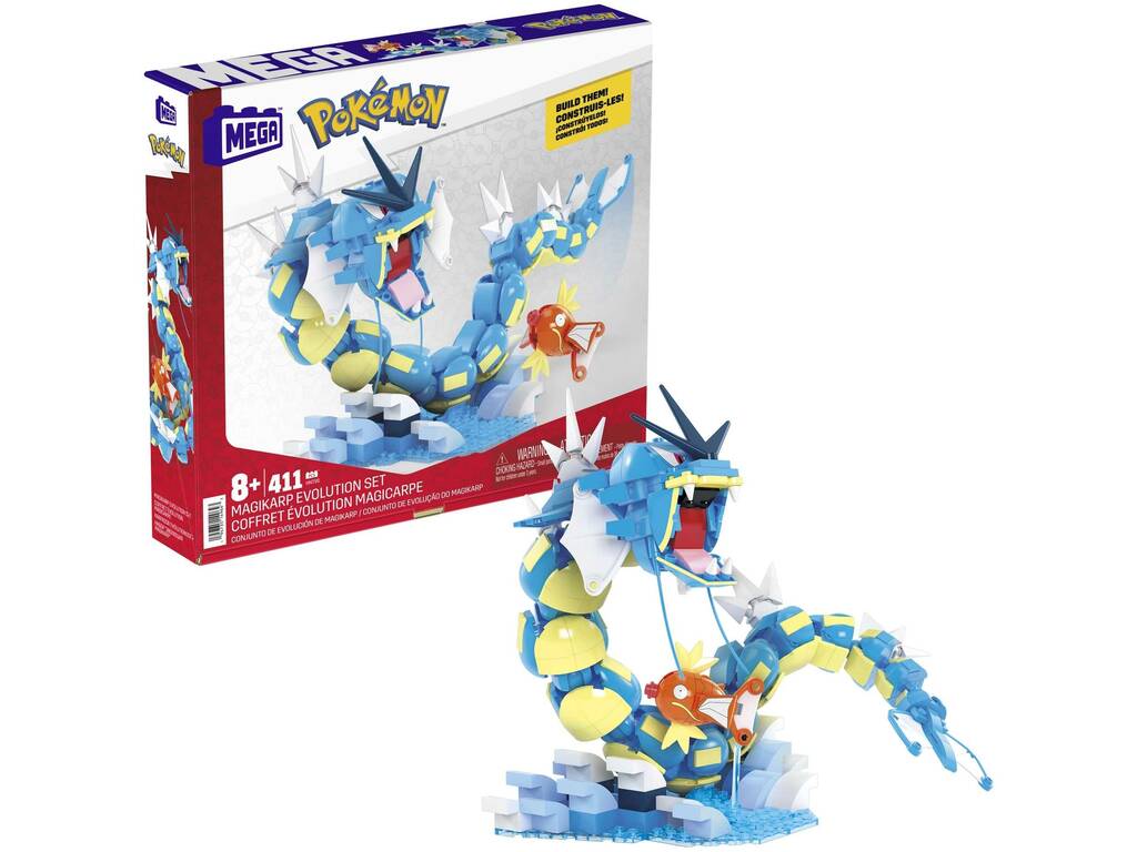 Pokémon Conjunto de Evolução de Magikarp MegaBloks HNT95