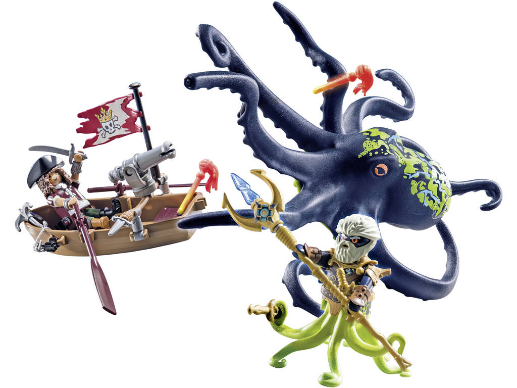 Playmobil Pirates Batalha com Polvo Gigante 71419