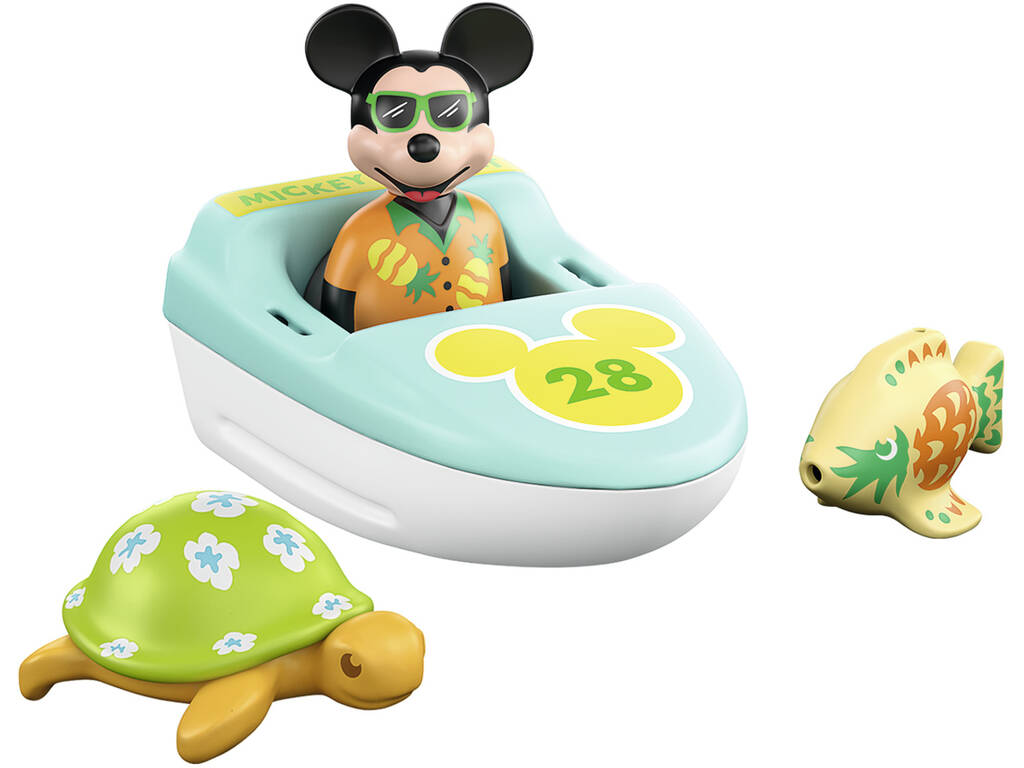Playmobil 1.2.3 Disney Viaje en Bote con Mickey 71417