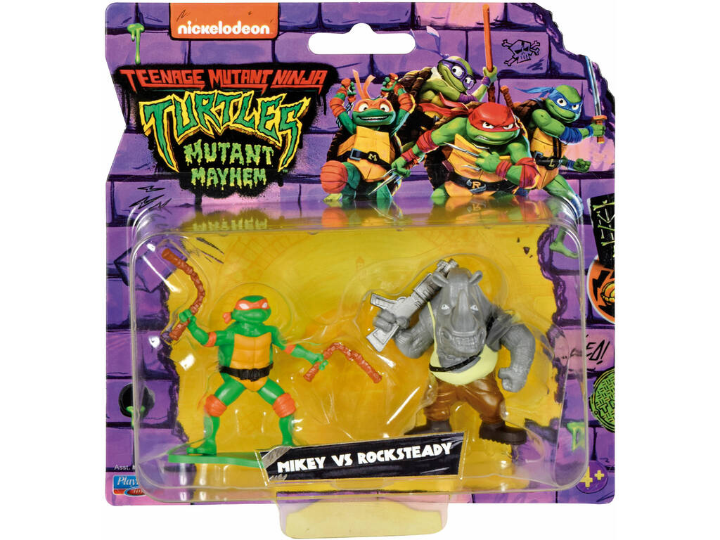 Ninja Turtles Pack Mini 2 Figuren Famosa TU828000