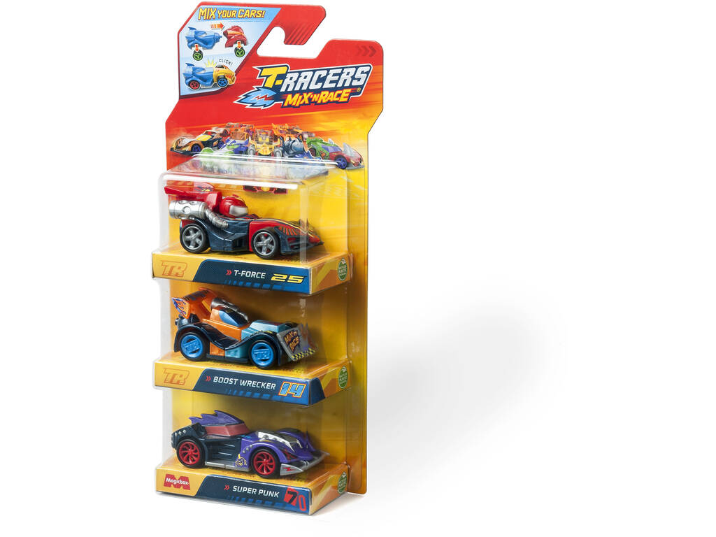 T-Racers Mix'n Race Pack 3 Magic Box Vehicles PTR7V316IN00