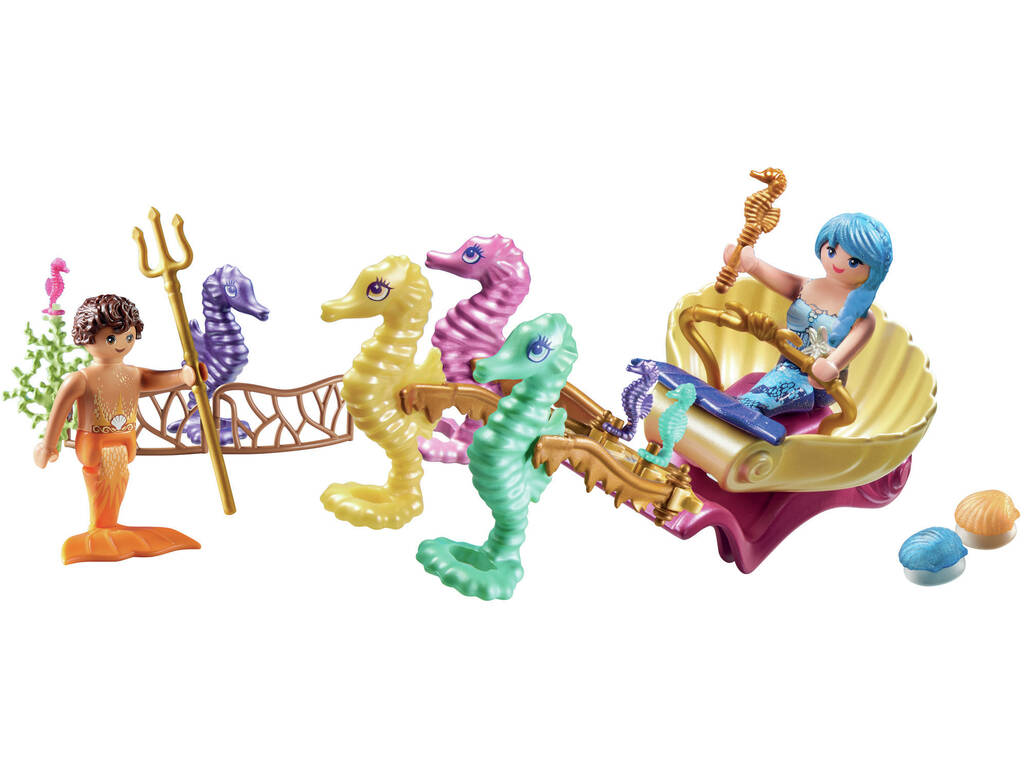 Playmobil Princess Magic Sereia com Cavalos-marinhos 71500