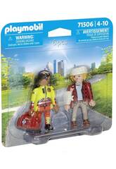 Playmobil Duopack Paramedico con paziente 71506