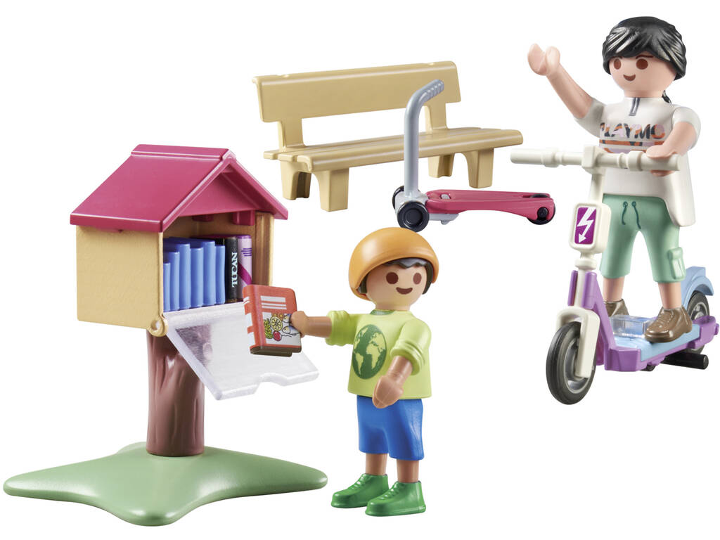 Playmobil My Life Intercâmbio de Livros 71511