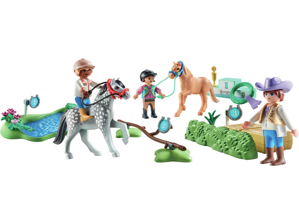 Playmobil Chevaux de la cascade Tournoi de poneys 71495