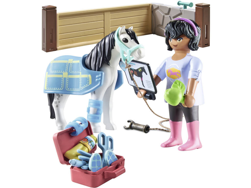 Playmobil Horses of Waterfall Terapista per cavalli 71497