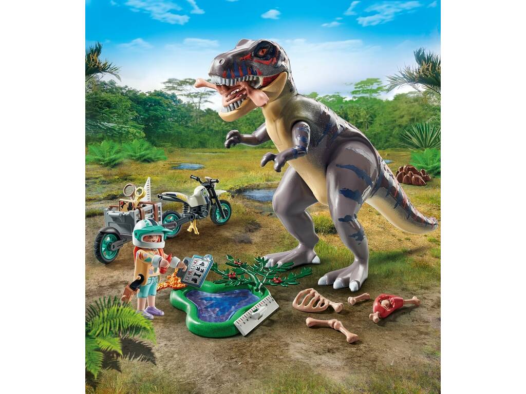 Playmobil Dinos T-Rex et traqueur 71524