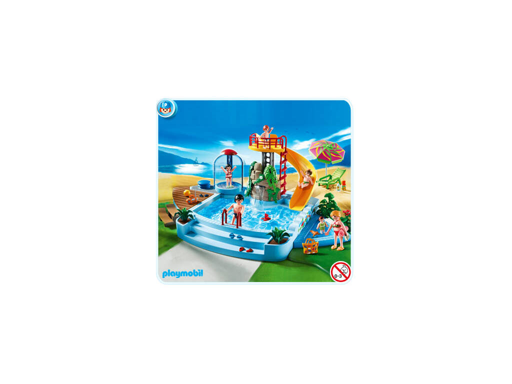 Playmobil Familienspaßbecken mit Rutsche 4858