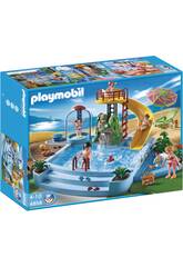 Playmobil Family Fun Piscina con Tobogn 4858