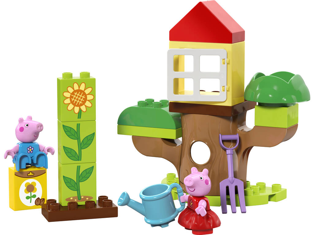 Lego Duplo Giardino e casa sull'albero di Peppa Pig 10431